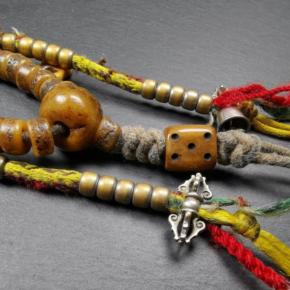 Old Kapala Skull Bone Mala - Gandhanra-ART