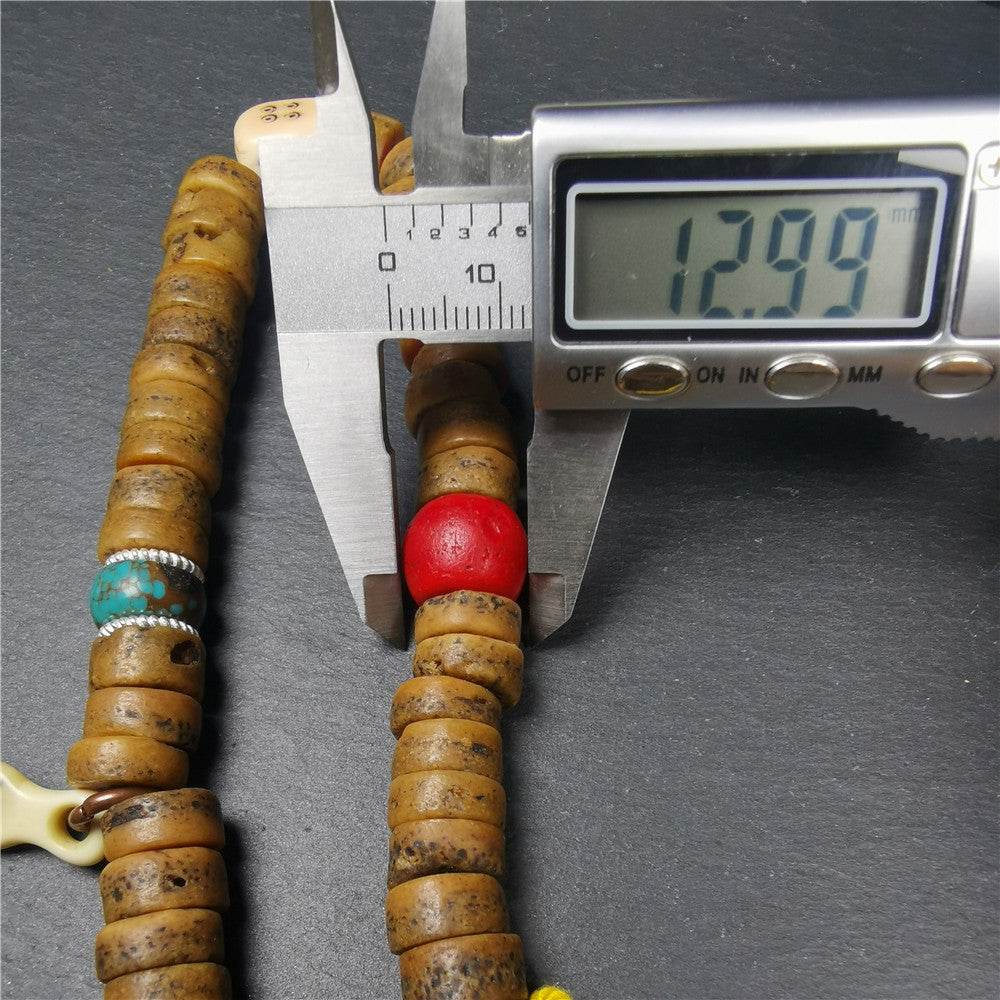 Old Kapala Skull Bone Mala - Gandhanra-ART