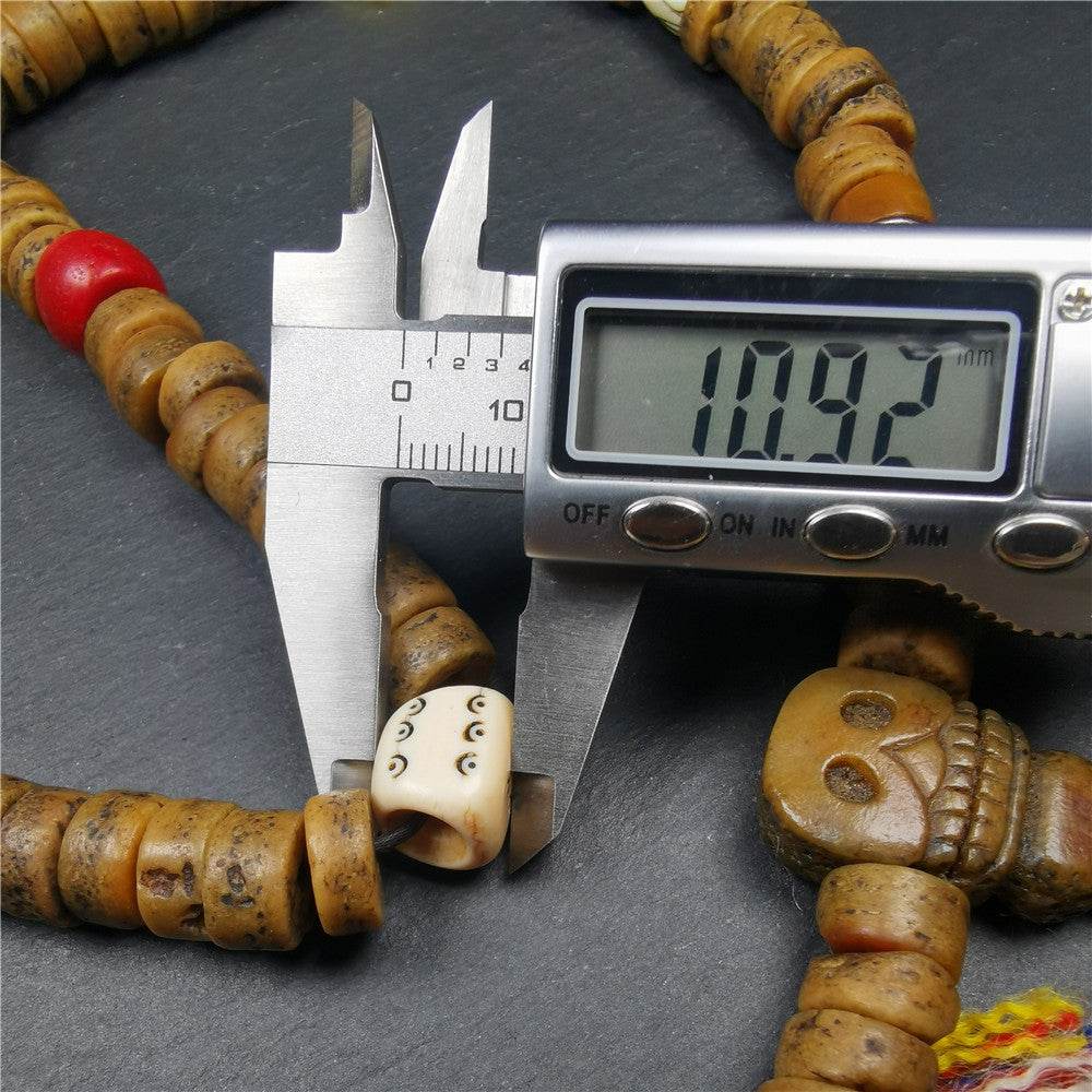 Old Kapala Skull Bone Mala - Gandhanra-ART