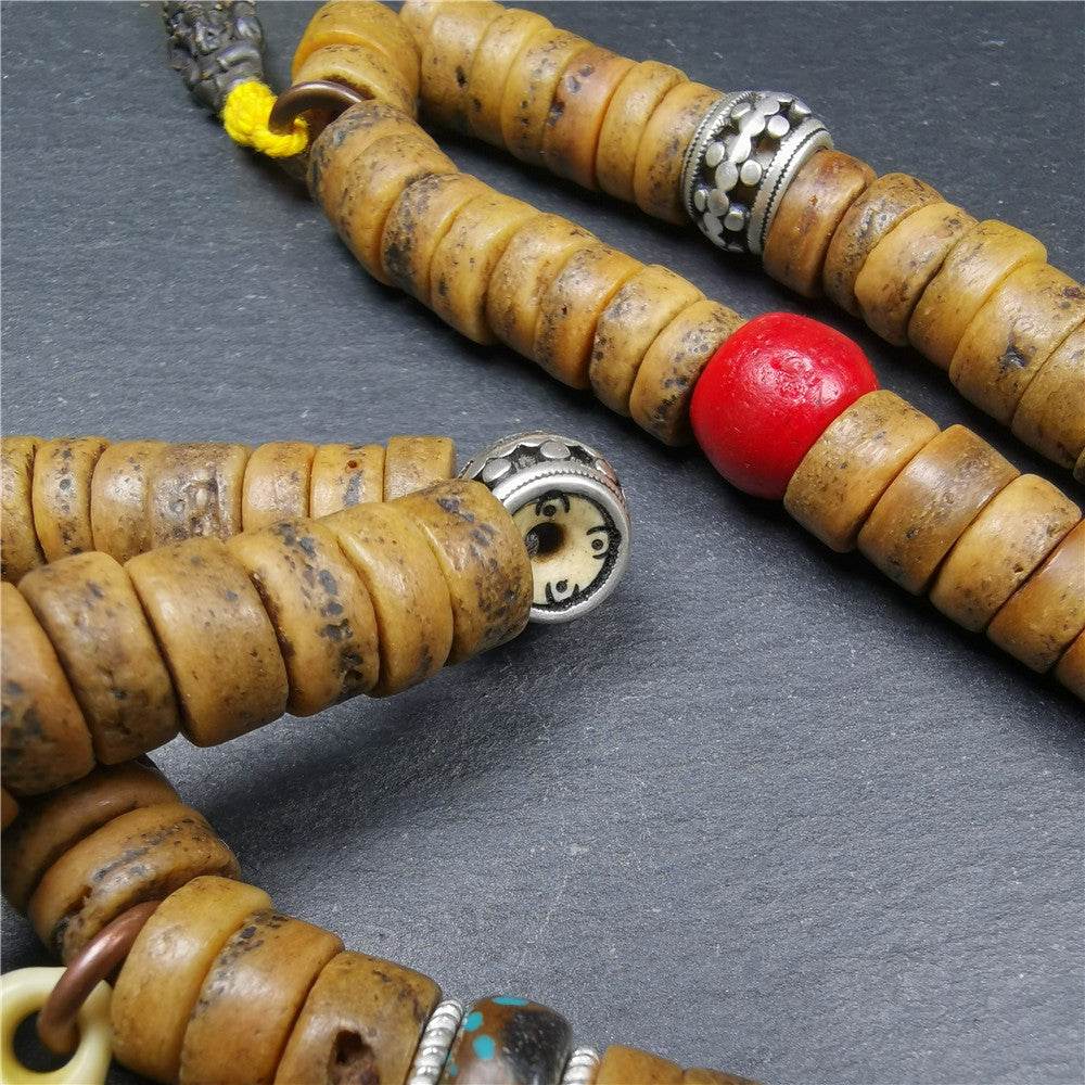 Old Kapala Skull Bone Mala - Gandhanra-ART