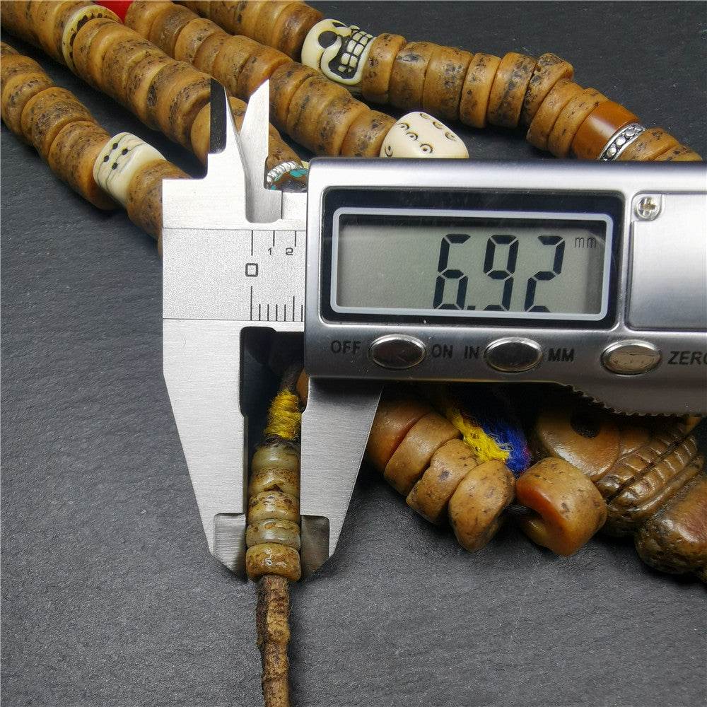 Old Kapala Skull Bone Mala - Gandhanra-ART