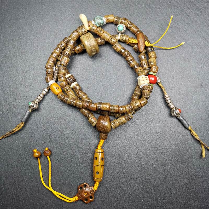 Old Kapala Skull Bone Mala - Gandhanra-ART