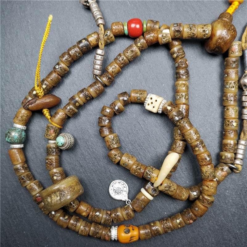 Old Kapala Skull Bone Mala - Gandhanra-ART