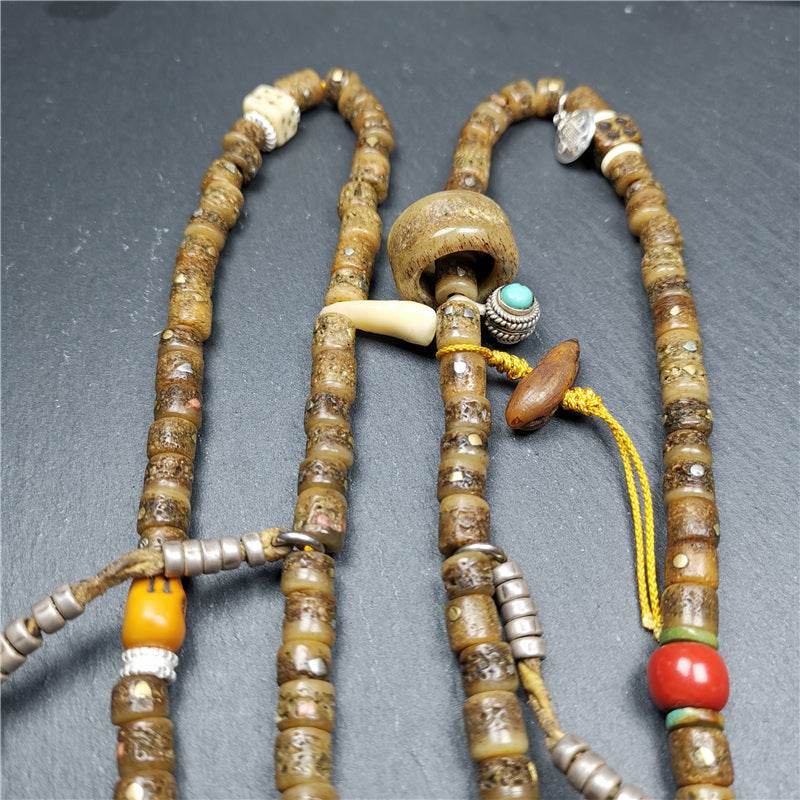 Old Kapala Skull Bone Mala - Gandhanra-ART