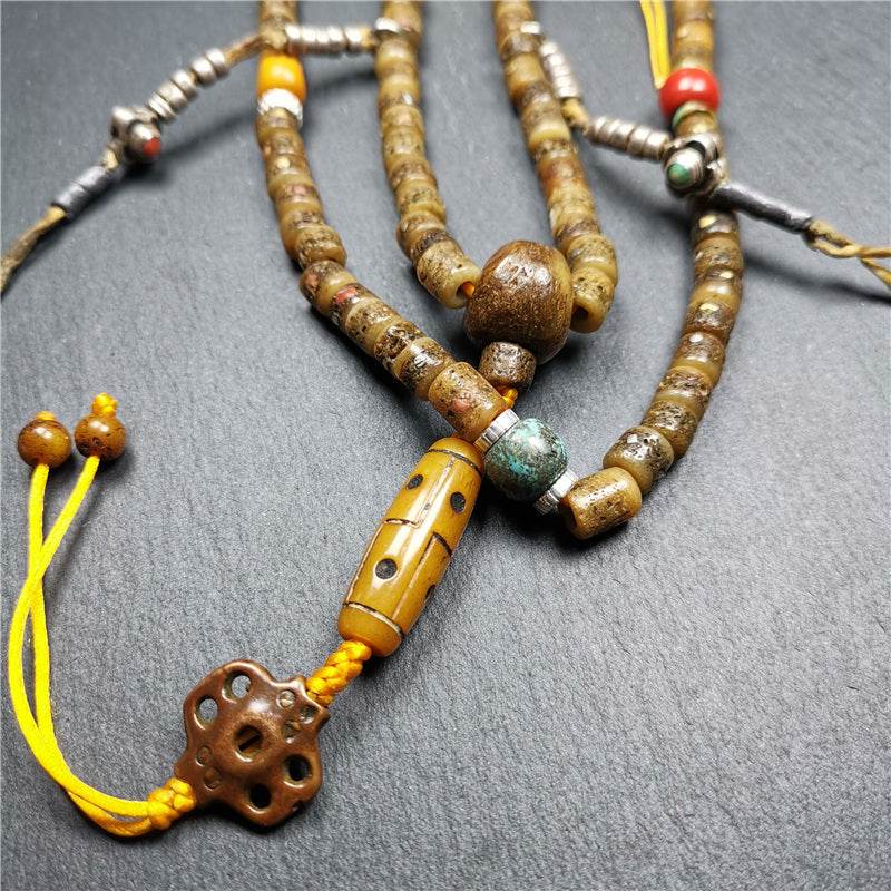 Old Kapala Skull Bone Mala - Gandhanra-ART