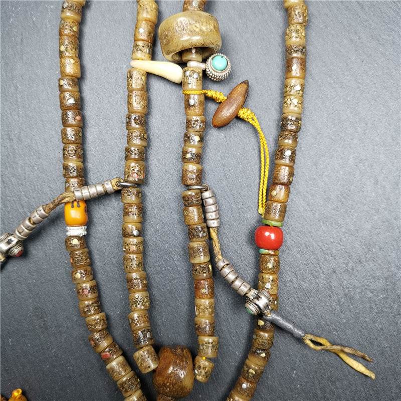 Old Kapala Skull Bone Mala - Gandhanra-ART