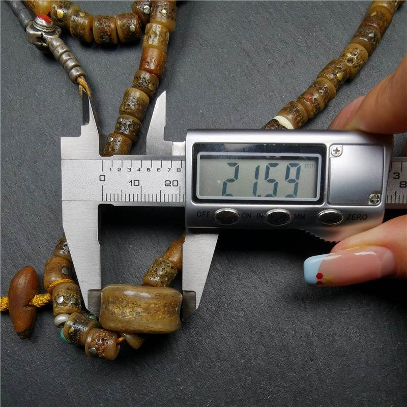 Old Kapala Skull Bone Mala - Gandhanra-ART