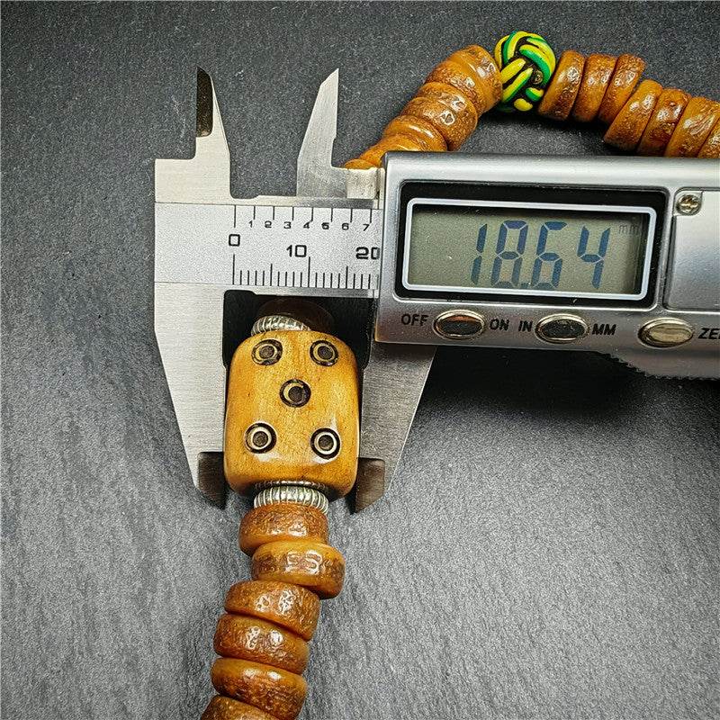 Old Kapala Skull Bone Mala - Gandhanra-ART
