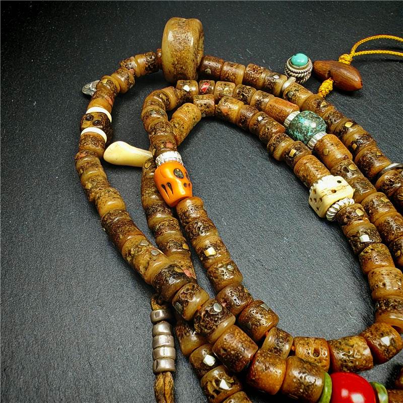 Old Kapala Skull Bone Mala - Gandhanra-ART