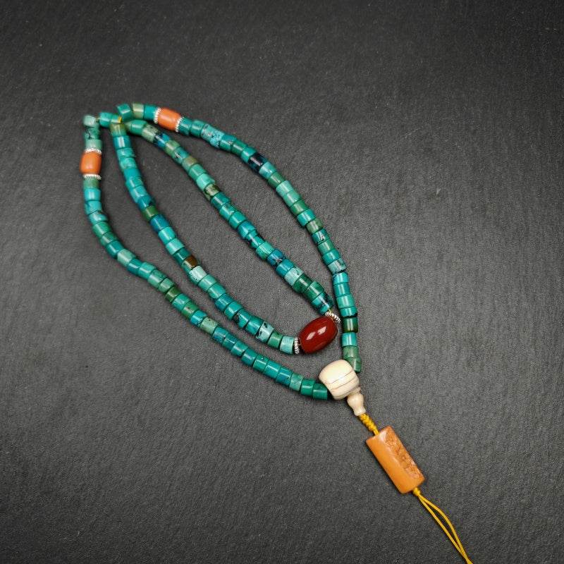 6mm Turquoise Wrist Mala - Gandhanra-ART