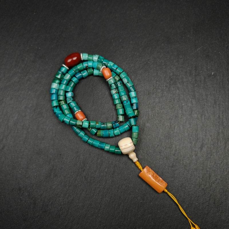 6mm Turquoise Wrist Mala - Gandhanra-ART