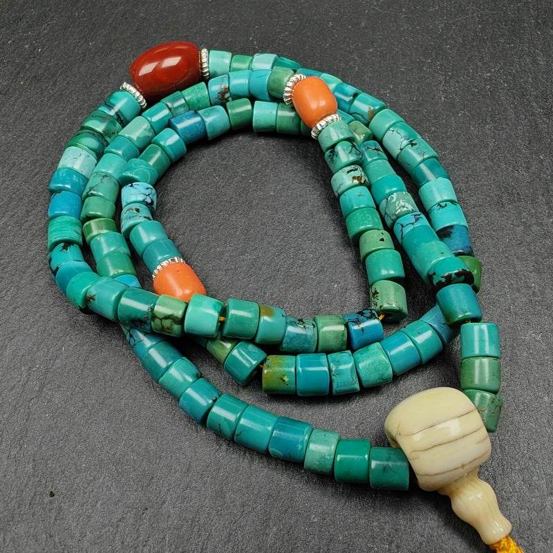 6mm Turquoise Wrist Mala - Gandhanra-ART