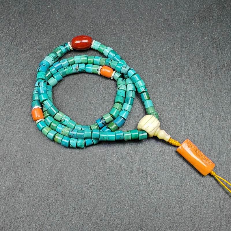 6mm Turquoise Wrist Mala - Gandhanra-ART
