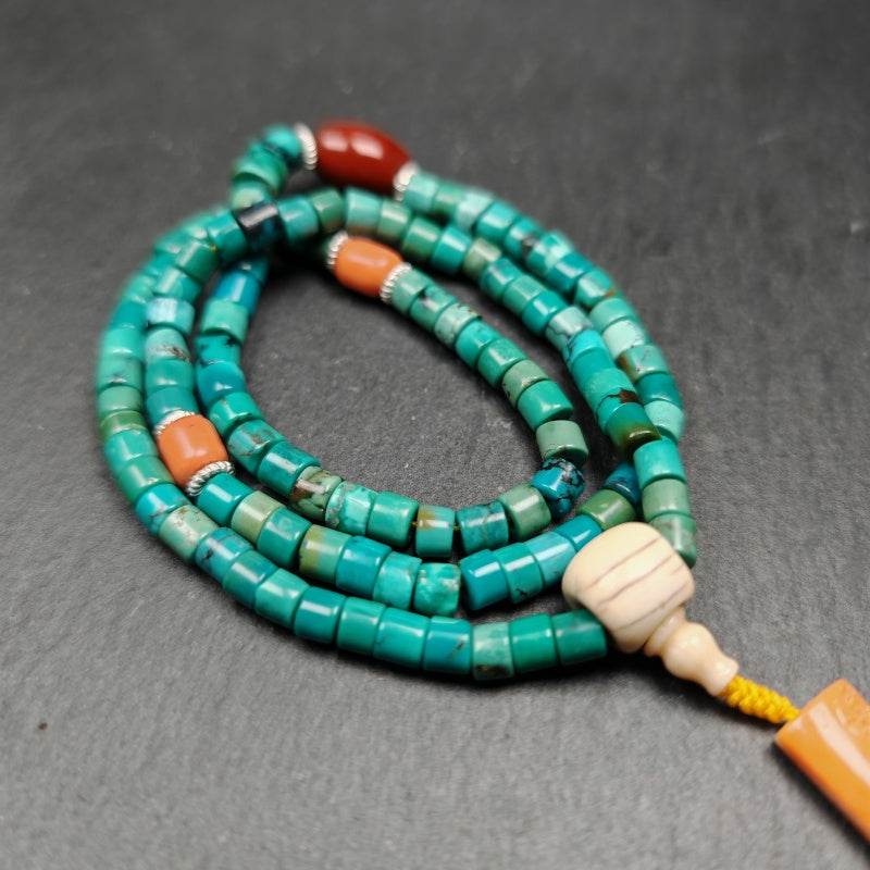 6mm Turquoise Wrist Mala - Gandhanra-ART