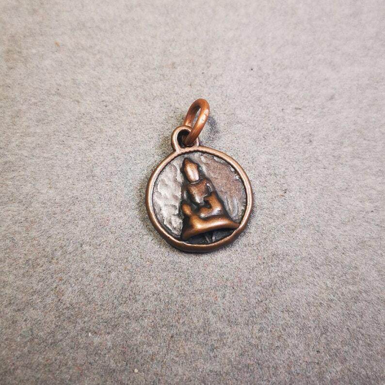 Mala Amulet,Small Shakyamuni,Chenrezig,Jambhala Pendant for Prayer Beads - Gandhanra-ART