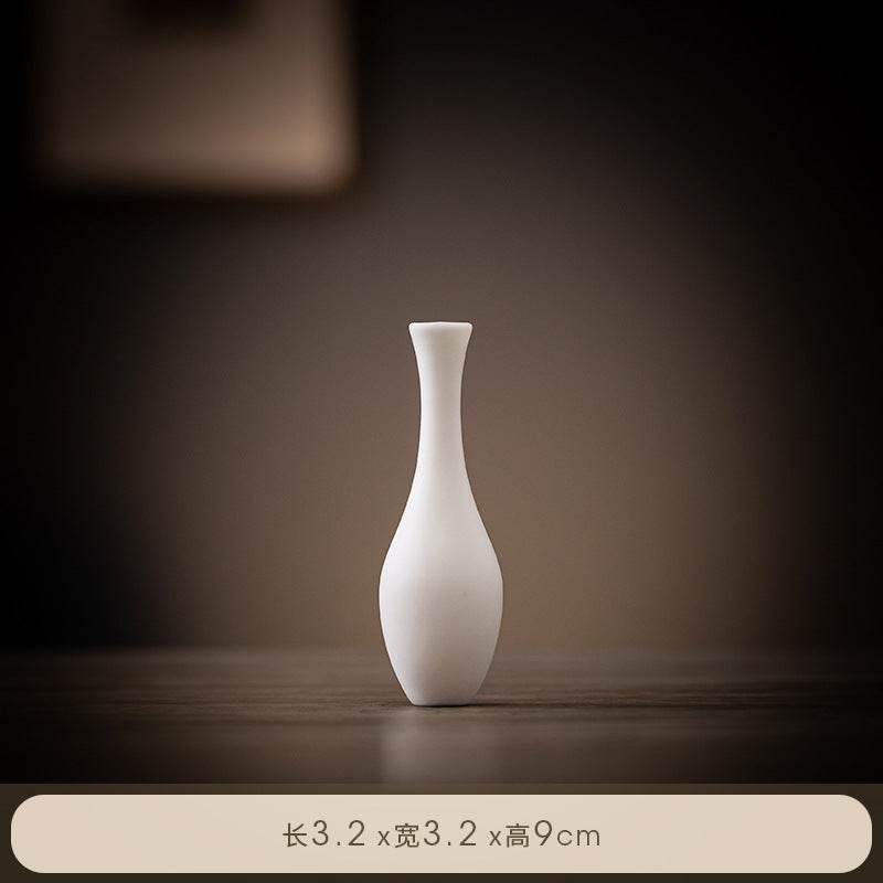 Ceramic Small Vase - Tibetan Buddhist statue, size reference