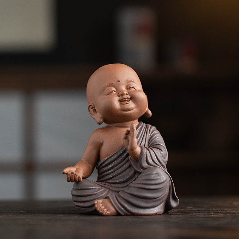 Purple Sand Meditation Buddha Statue - Gandhanra-ART