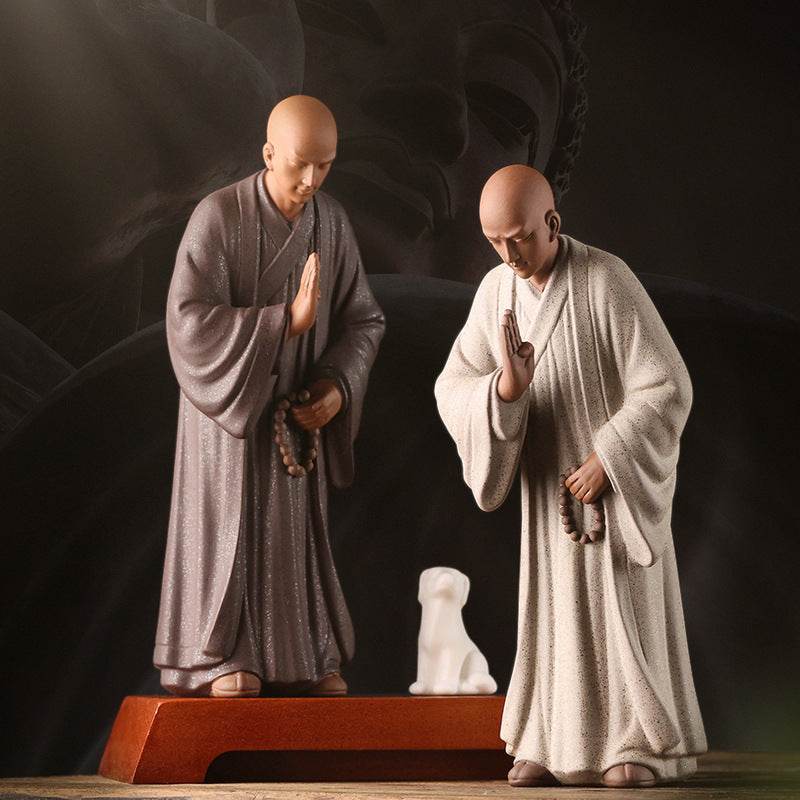 Purple Sand Meditation Buddha Statues - Gandhanra-ART