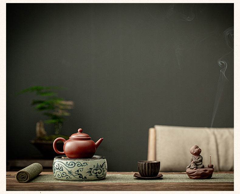 Purple Sand Buddha Statue Incense Holder - Gandhanra-ART