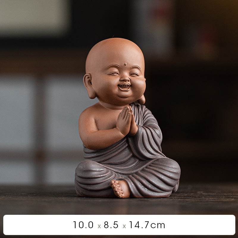 Purple Sand Meditation Buddha Statue - Gandhanra-ART