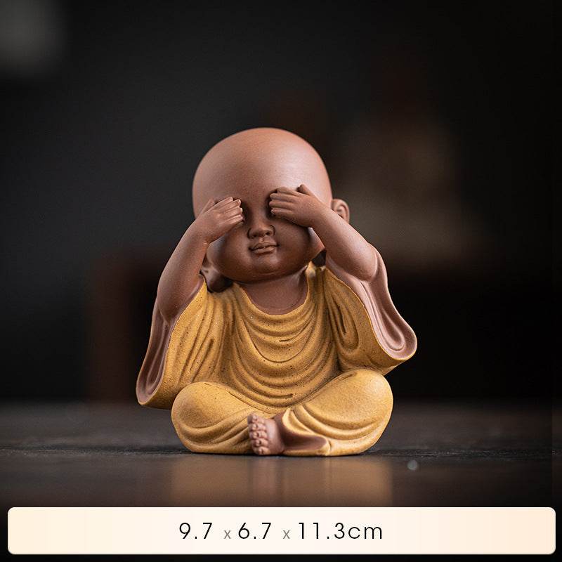 Purple Sand Meditation Buddha Statues - Gandhanra-ART