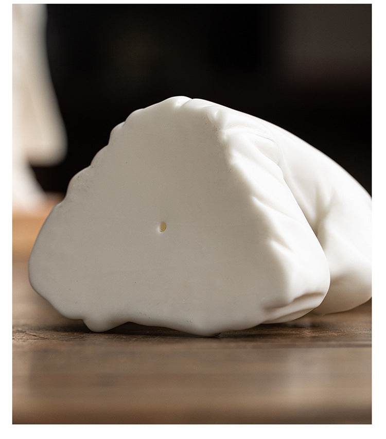 White Porcelain Meditation Buddha Statues - Gandhanra-ART