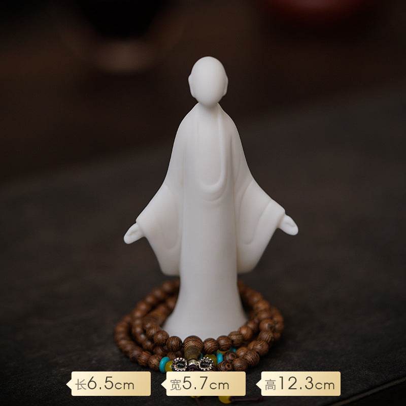 White Porcelain Buddha Statues - Gandhanra-ART