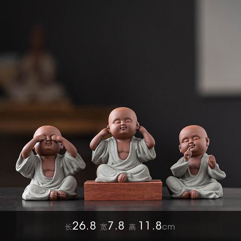 Purple Sand Meditation Buddha Statues - Gandhanra-ART