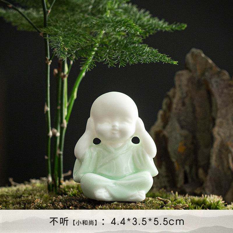 Ceramic Meditation Buddha Statue - Gandhanra-ART