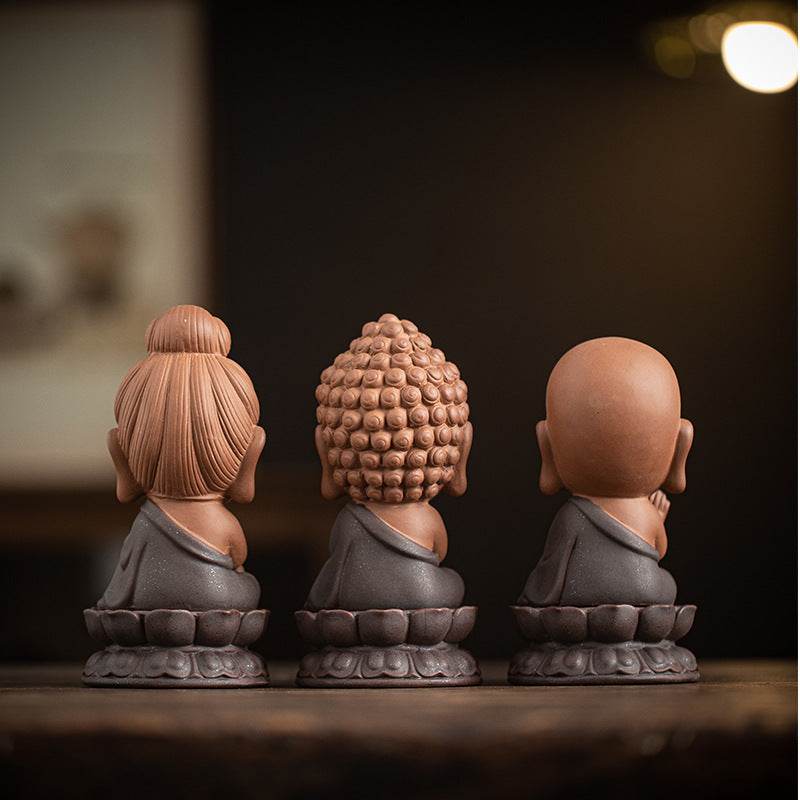 Shakyamuni,Avalokiteshvara,Ksitigarbha Buddha Statues - Gandhanra-ART