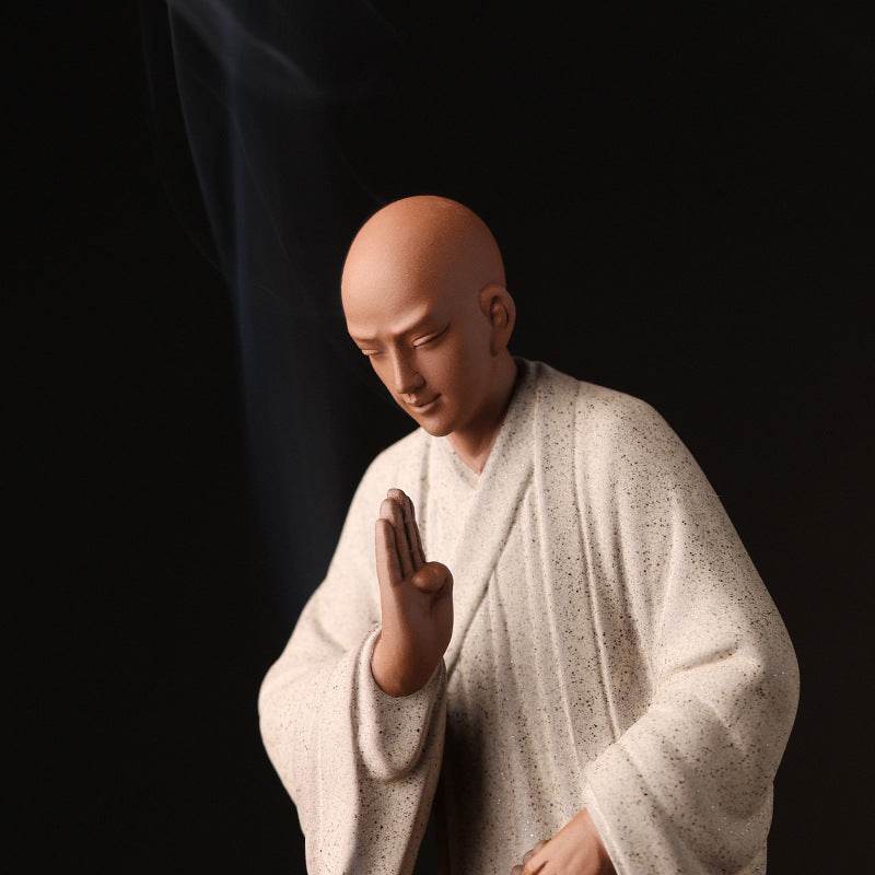 Purple Sand Meditation Buddha Statues - Gandhanra-ART