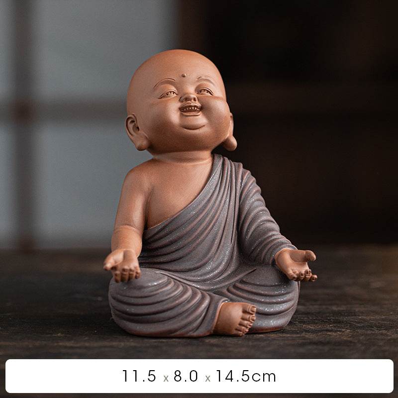 Purple Sand Meditation Buddha Statue - Gandhanra-ART