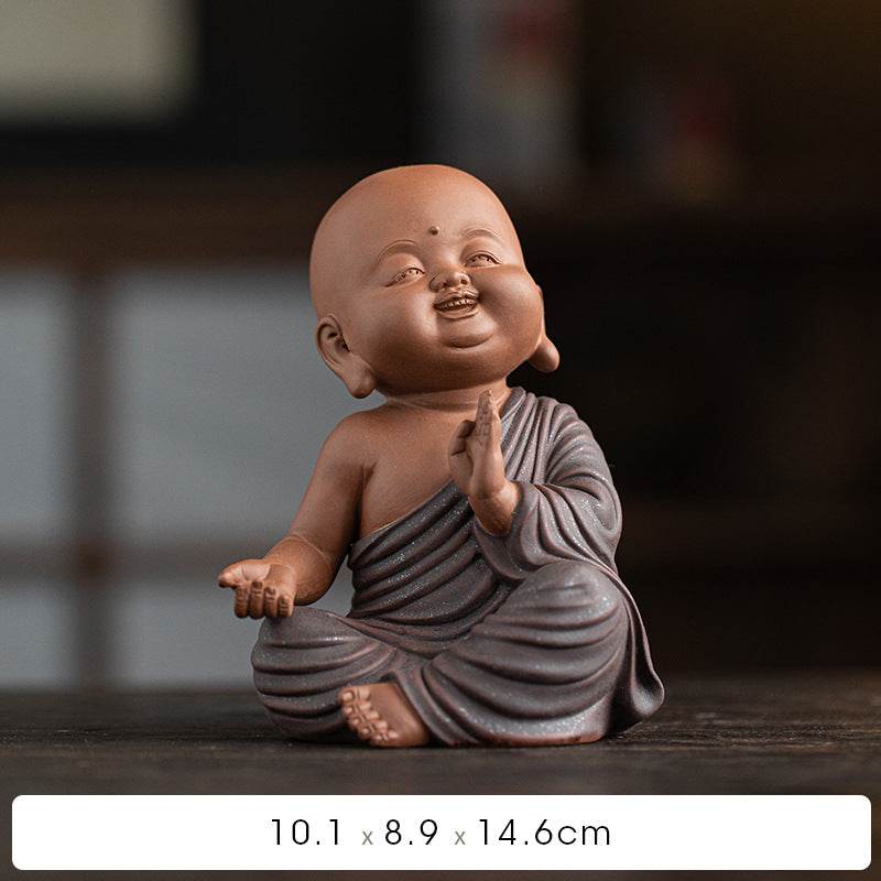 Purple Sand Meditation Buddha Statue - Gandhanra-ART