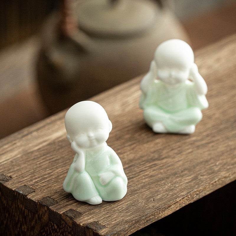 Ceramic Meditation Buddha Statue - Gandhanra-ART