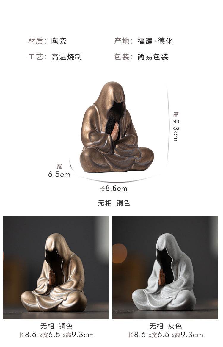Purple Sand Meditation Buddha Statue - Gandhanra-ART