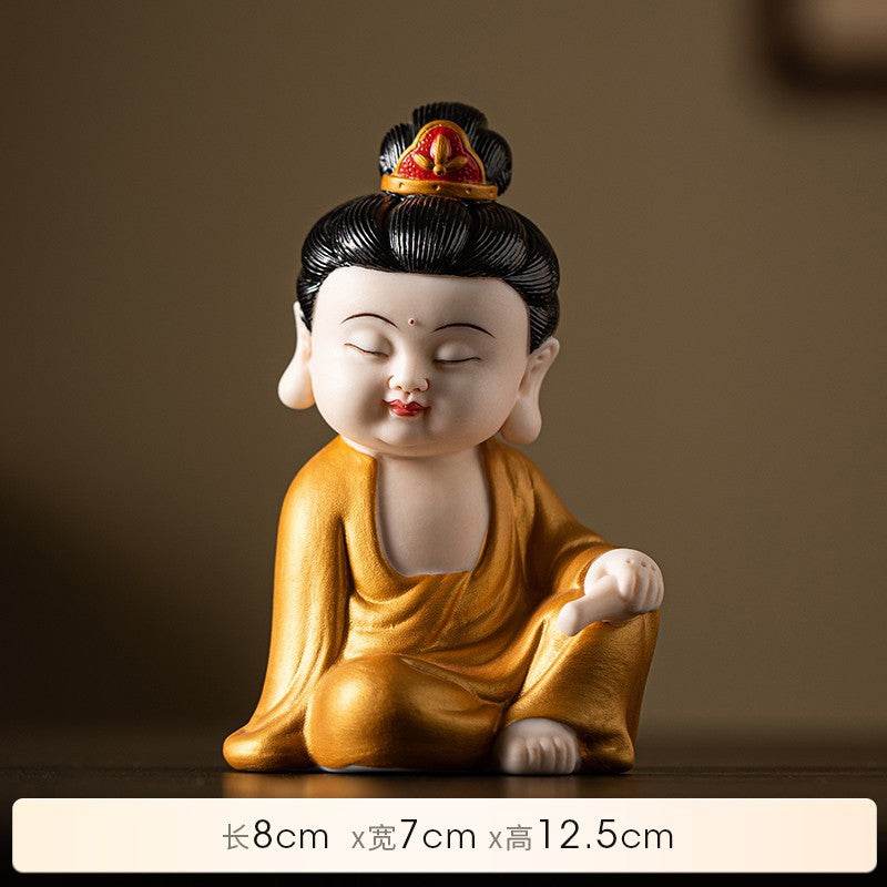 Shakyamuni,Avalokiteshvara,Ksitigarbha Buddha Statues - Tibetan Buddhist statue, size reference
