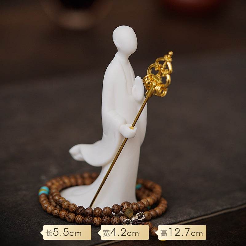 White Porcelain Buddha Statues - Gandhanra-ART