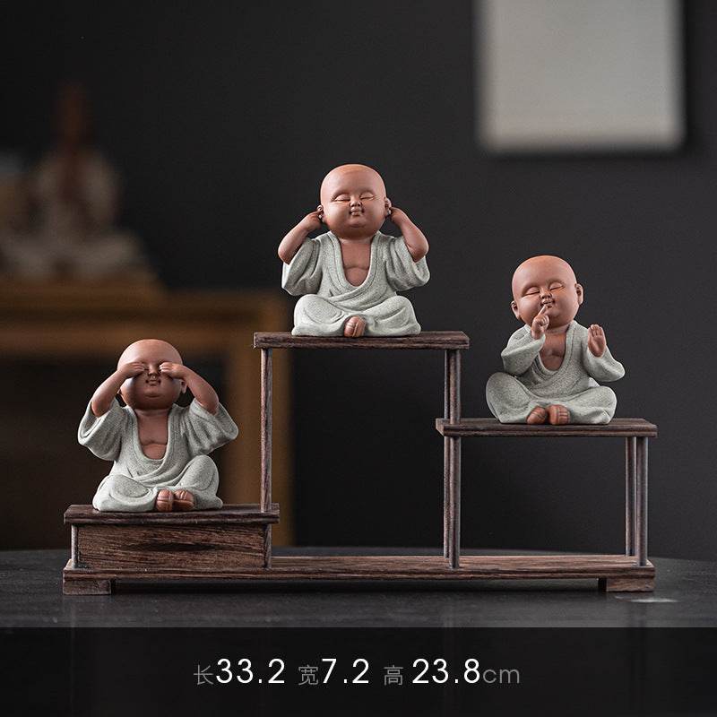 Purple Sand Meditation Buddha Statues - Gandhanra-ART