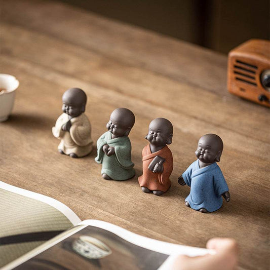 Purple Sand Meditation Buddha Statues - Gandhanra-ART