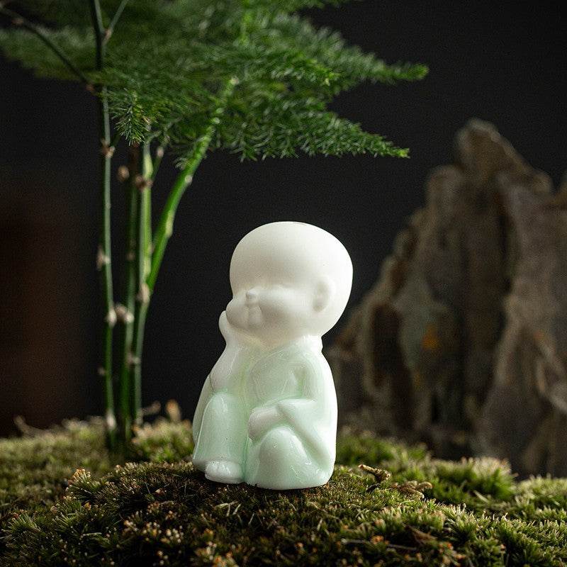 Ceramic Meditation Buddha Statue - Gandhanra-ART