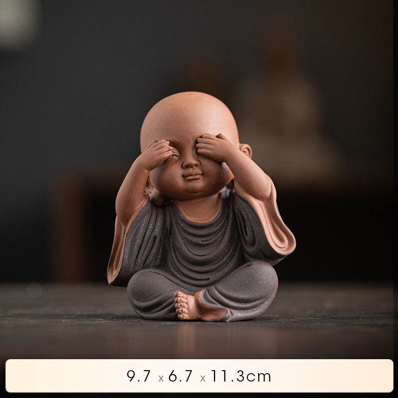 Purple Sand Meditation Buddha Statues - Gandhanra-ART