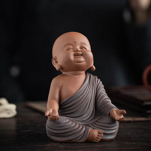 Purple Sand Meditation Buddha Statue - Gandhanra-ART