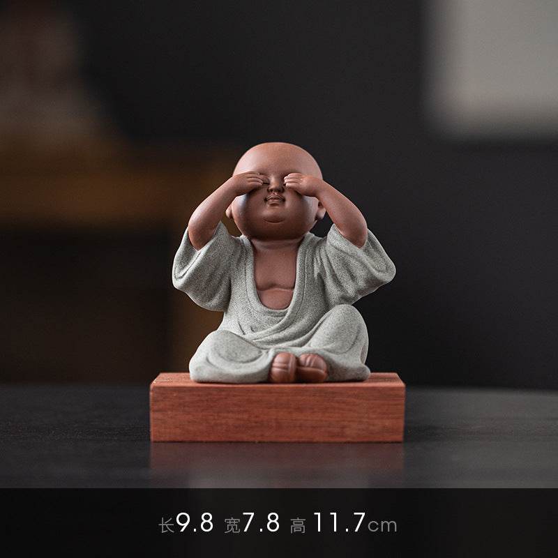 Purple Sand Meditation Buddha Statues - Gandhanra-ART