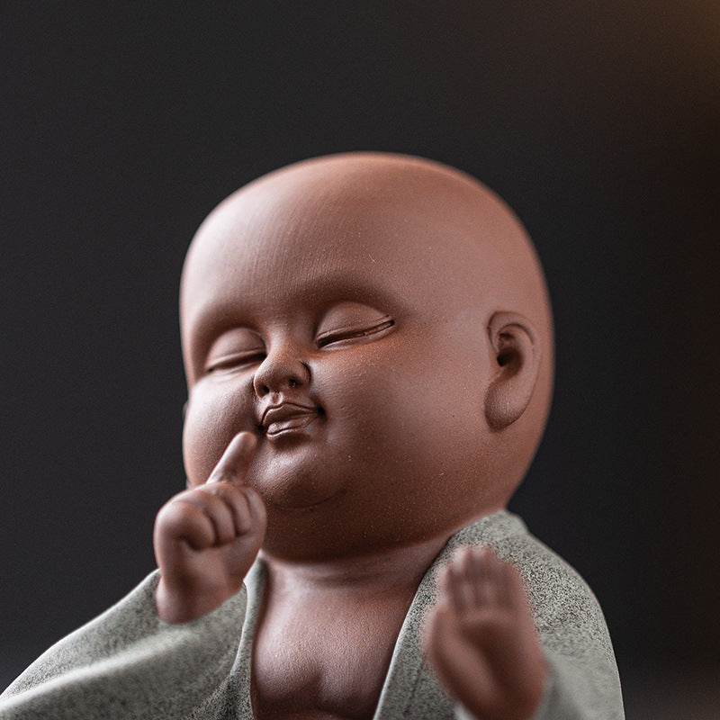 Purple Sand Meditation Buddha Statues - Gandhanra-ART