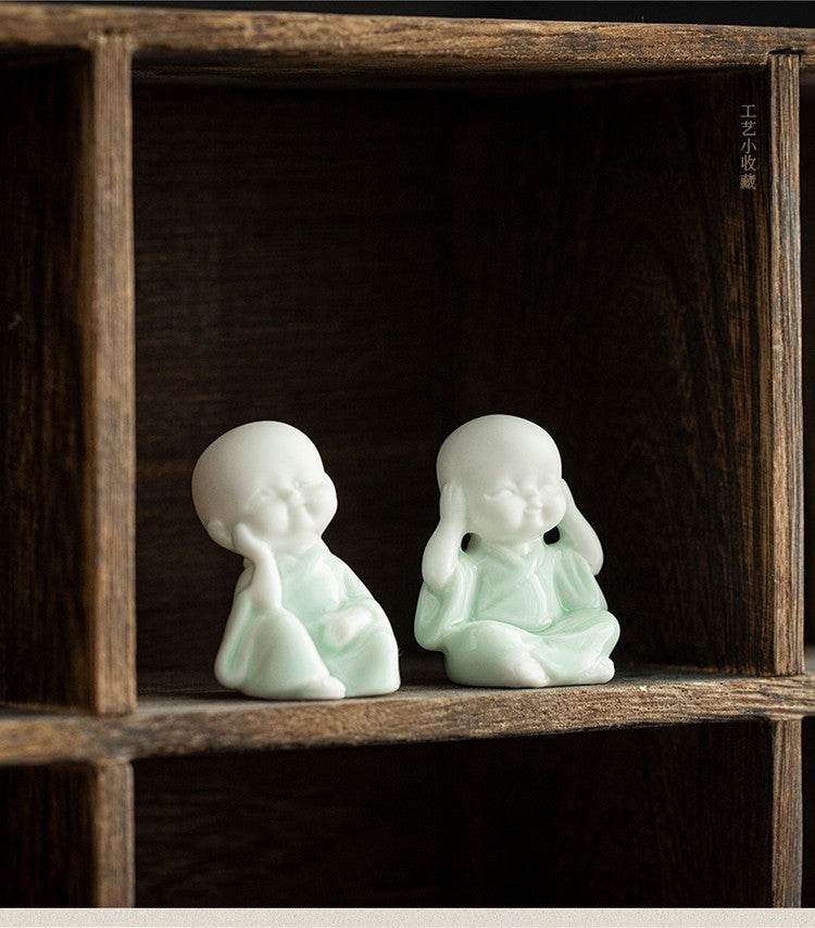 Ceramic Meditation Buddha Statue - Gandhanra-ART