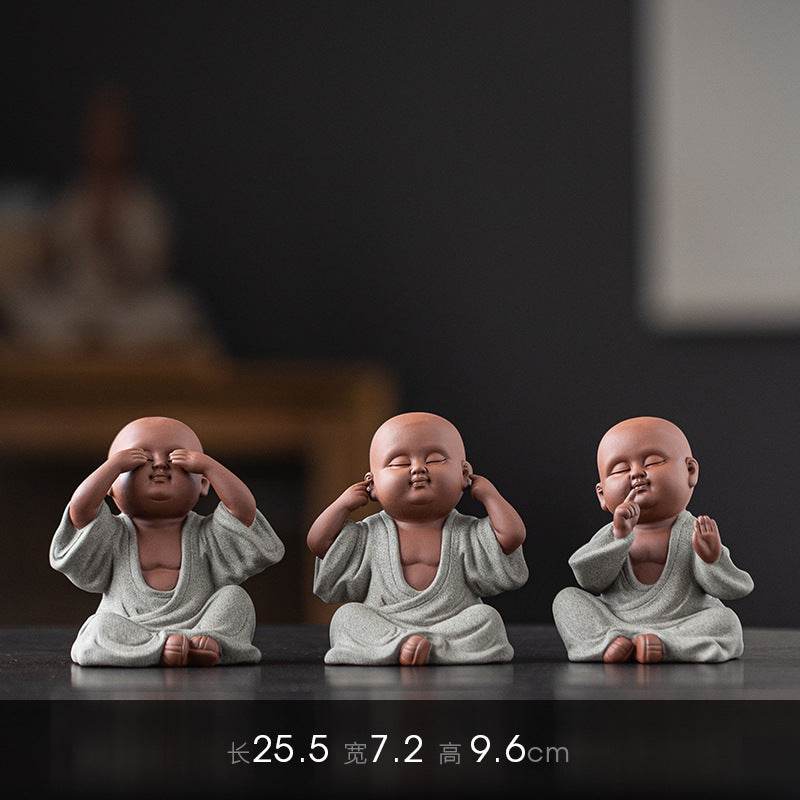 Purple Sand Meditation Buddha Statues - Gandhanra-ART