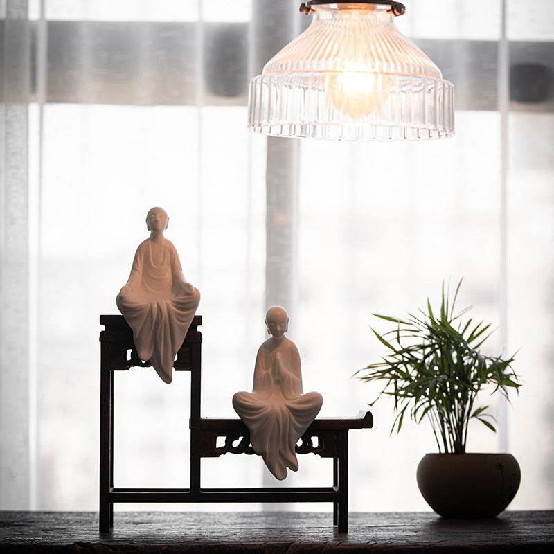 White Porcelain Buddha Statue - Gandhanra-ART