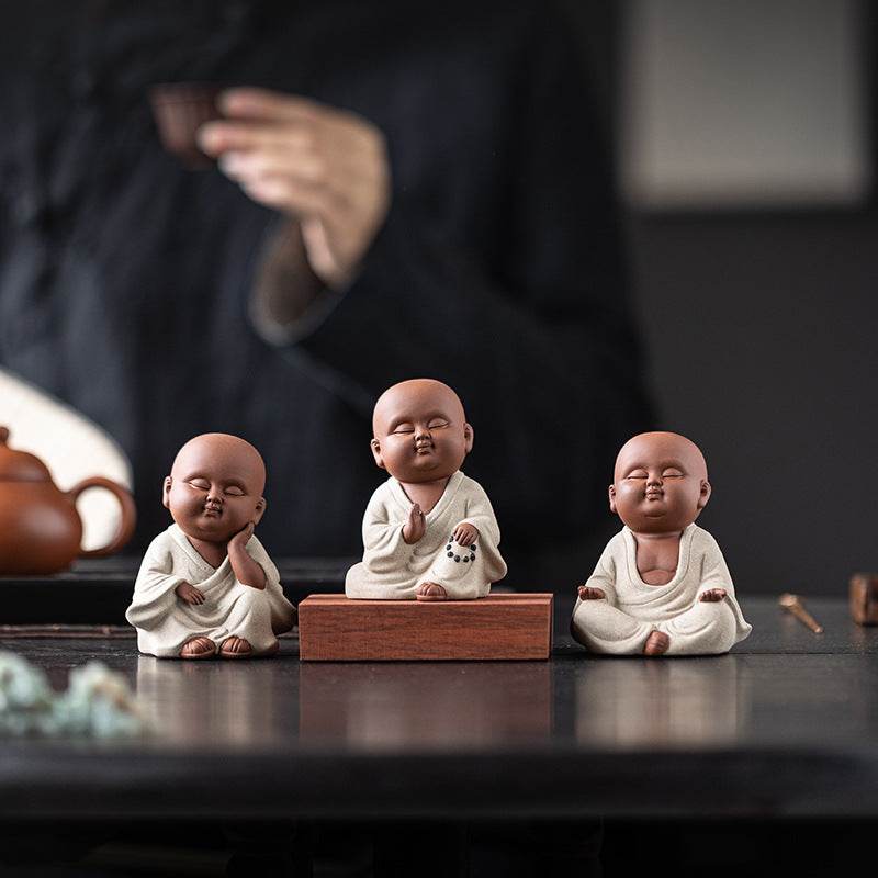 Purple Sand Meditation Buddha Statues - Gandhanra-ART