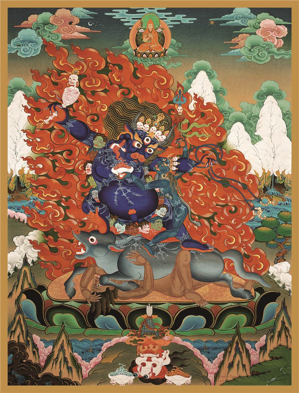 Yamantaka Vajrabhairava - Gandhanra-ART