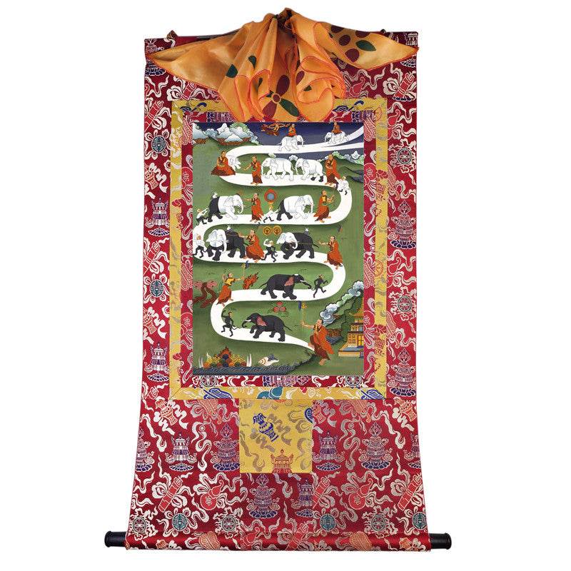 Samantha Tibetan Elephant Taming - Gandhanra-ART